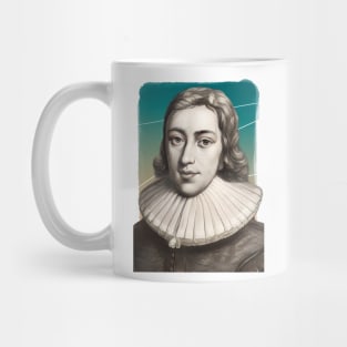 English Poet John Milton illustration Mug